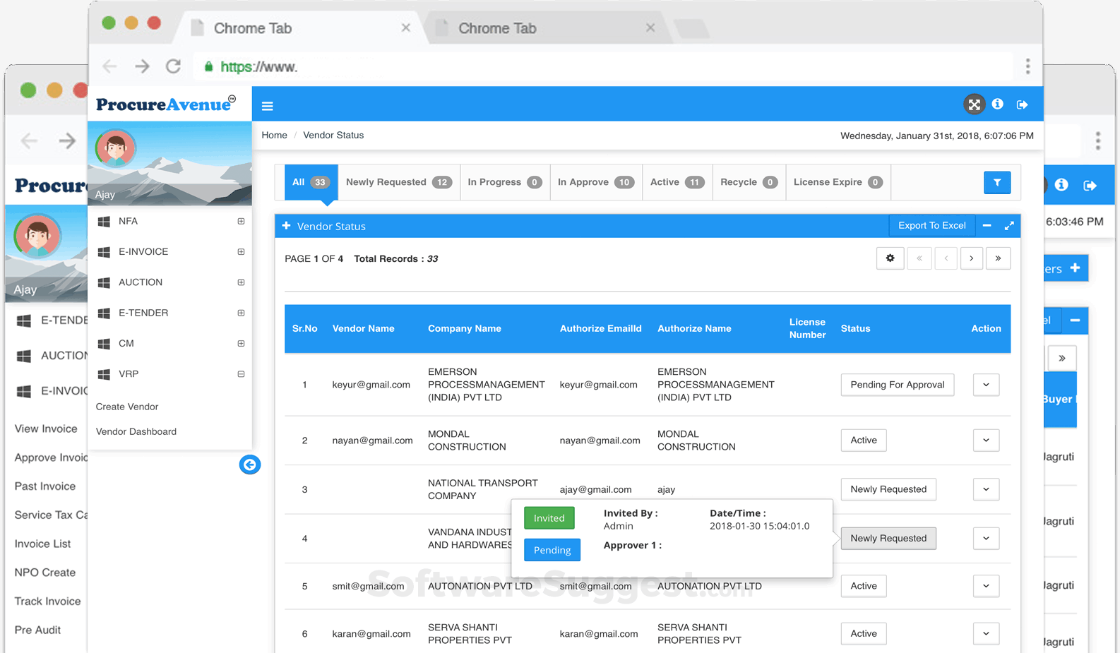 ProcureAvenue Screenshot1